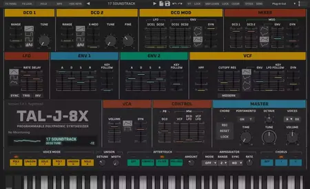 Togu Audio Line TAL-J8X v1.1.0