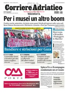 Corriere Adriatico Macerata - 4 Ottobre 2025