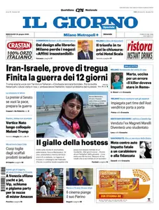 Il Giorno Milano Metropoli - 25 Giugno 2025