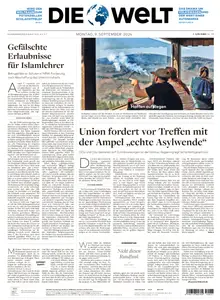 Die Welt - 9 September 2024