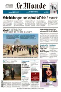 Le Monde du Jeudi 29 et Vendredi 30 Mai 2025