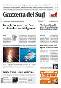 Gazzetta del Sud Catanzaro - 25 Settembre 2025