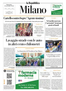 la Repubblica Milano - 29 Settembre 2024