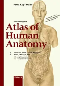 Wolf-Heidegger's Atlas of Human Anatomy: Head and Neck, Thorax, Abdomen, Pelvis, Cns, Eye, Ear