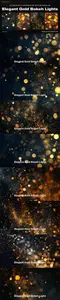 15 Elegant Gold Bokeh Lights ZU656LQ