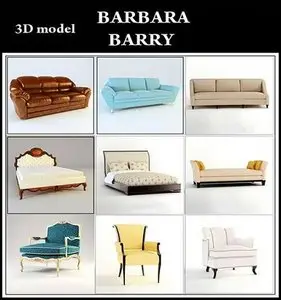3D Models of Furniture Barabara Barry