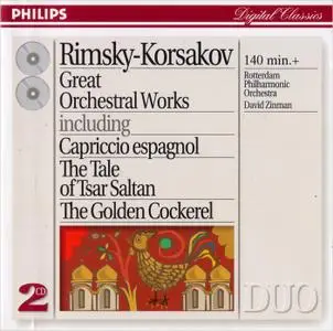 Rotterdam Philharmonic Orchestra, David Zinman - Nikolai Rimsky-Korsakov: Great Orchestral Works (1994) 2CDs