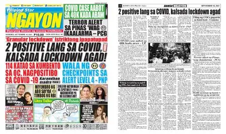 Pilipino Star Ngayon – Septiyembre 16, 2021