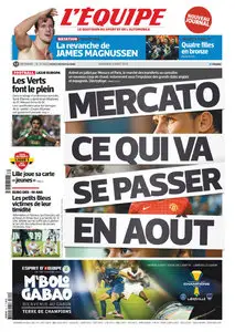 L'Equipe - Vendredi 2 Août  2013