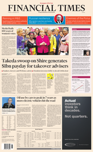 Financial Times Europe – 13 November 2018