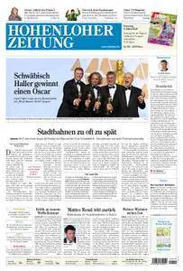 Hohenloher Zeitung Öhringen - 06. März 2018