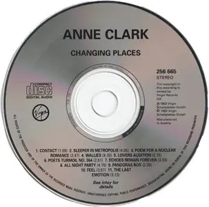 Anne Clark - Changing Places (1983, later CD ReIssue) {Repost}