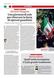 La Stampa Vercelli - 25 Aprile 2024