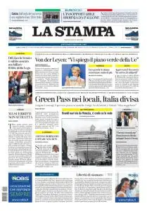 La Stampa Torino Provincia e Canavese - 14 Luglio 2021