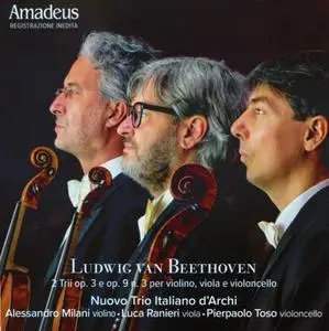 Nuovo Trio Italiano d'Archi - Beethoven: 2 Trii op. 3 e op. 9 per violino, viola e violoncello (2024)