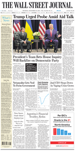 The Wall Street Journal – 26 September 2019