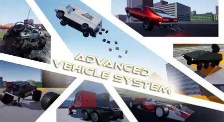 Unreal Engine Marketplace - Advanced Vehicle System v1.3.3 (5.1)