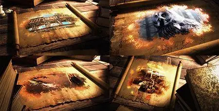 Epic Scroll Parchment - Project for After Effects (VideoHive)