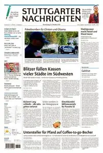 Stuttgarter Nachrichten Stadtausgabe (Lokalteil Stuttgart Innenstadt) - 25. Oktober 2018