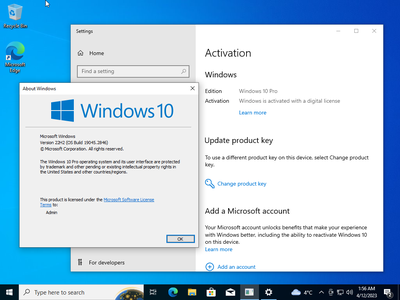 Windows 10 Pro 22H2 build 19045.2846 (x64) Preactivated Multilingual April 2023