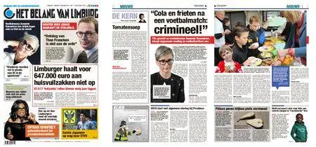 Het Belang van Limburg – 09. januari 2018