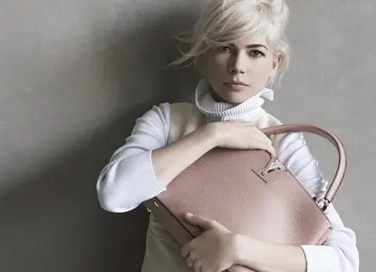 Michelle Williams by Peter Lindbergh for Louis Vuitton Handbag Campaign Fall 2014