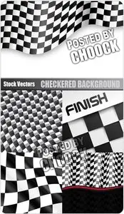 Checkered background - Stock Vector
