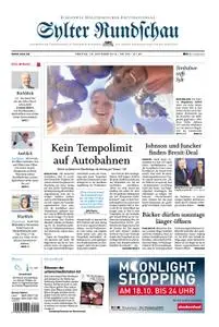 Sylter Rundschau - 18. Oktober 2019