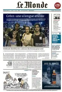 Le Monde du Vendredi 19 Juin 2015