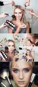 Stock Photo - Making Make-up