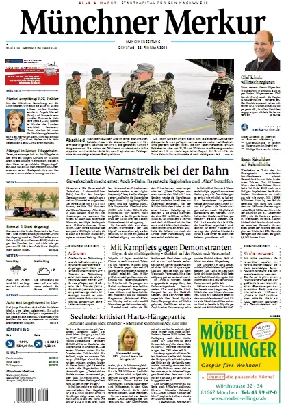 Münchner Merkur vom 22. Februar 2011