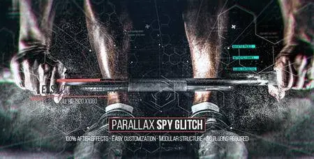 Parallax Spy Glitch - Project for After Effects (VideoHive)