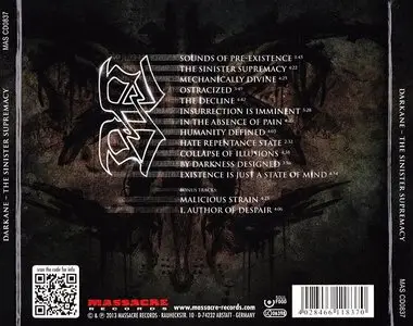 Darkane - The Sinister Supremacy (2013) [Limited Ed.]