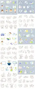 School Vector Icons Set