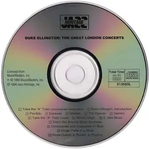 Duke Ellington – The Great London Concerts (1963) [Reissue 1994]
