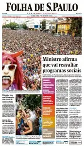 Folha de São Paulo - 01 de fevereiro de 2016 - Segunda