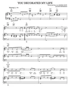 You decorated my life - Kenny Rogers (Piano-Vocal-Guitar)