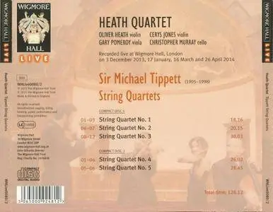 Heath Quartet - Tippett: String Quartets (2015)