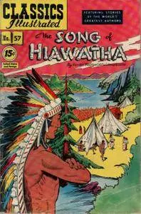 Classics Illustrated 057 The Song Of Hiawatha Henry Wadsworth Longfellow