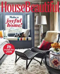 House Beautiful USA - December 2015