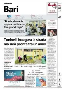 la Repubblica Bari - 3 Aprile 2019