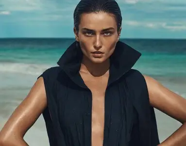 Andreea Diaconu by Lachlan Bailey for Vogue Australia January 2016