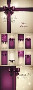 Holiday Gift Cards Vector