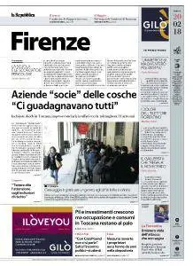 la Repubblica Firenze - 20 Febbraio 2018