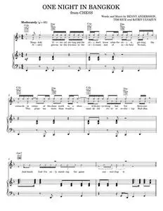 One night in bangkok - Murray Head (Piano-Vocal-Guitar)
