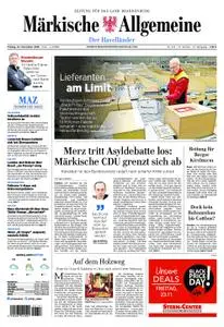 Märkische Allgemeine Der Havelländer - 23. November 2018