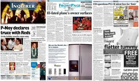 Philippine Daily Inquirer – December 16, 2011