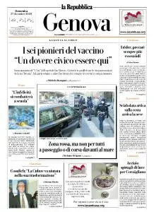 la Repubblica Genova - 27 Dicembre 2020