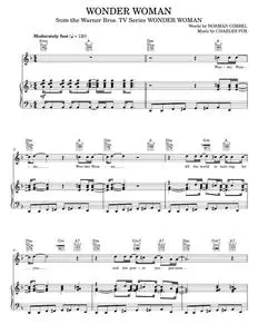 Wonder Woman - Charles Fox, Norman Gimbel (Piano-Vocal-Guitar)