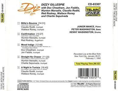 Dizzy Gillespie - To Diz, With Love: Live At The Blue Note (1992) {Telarc CD-83307}